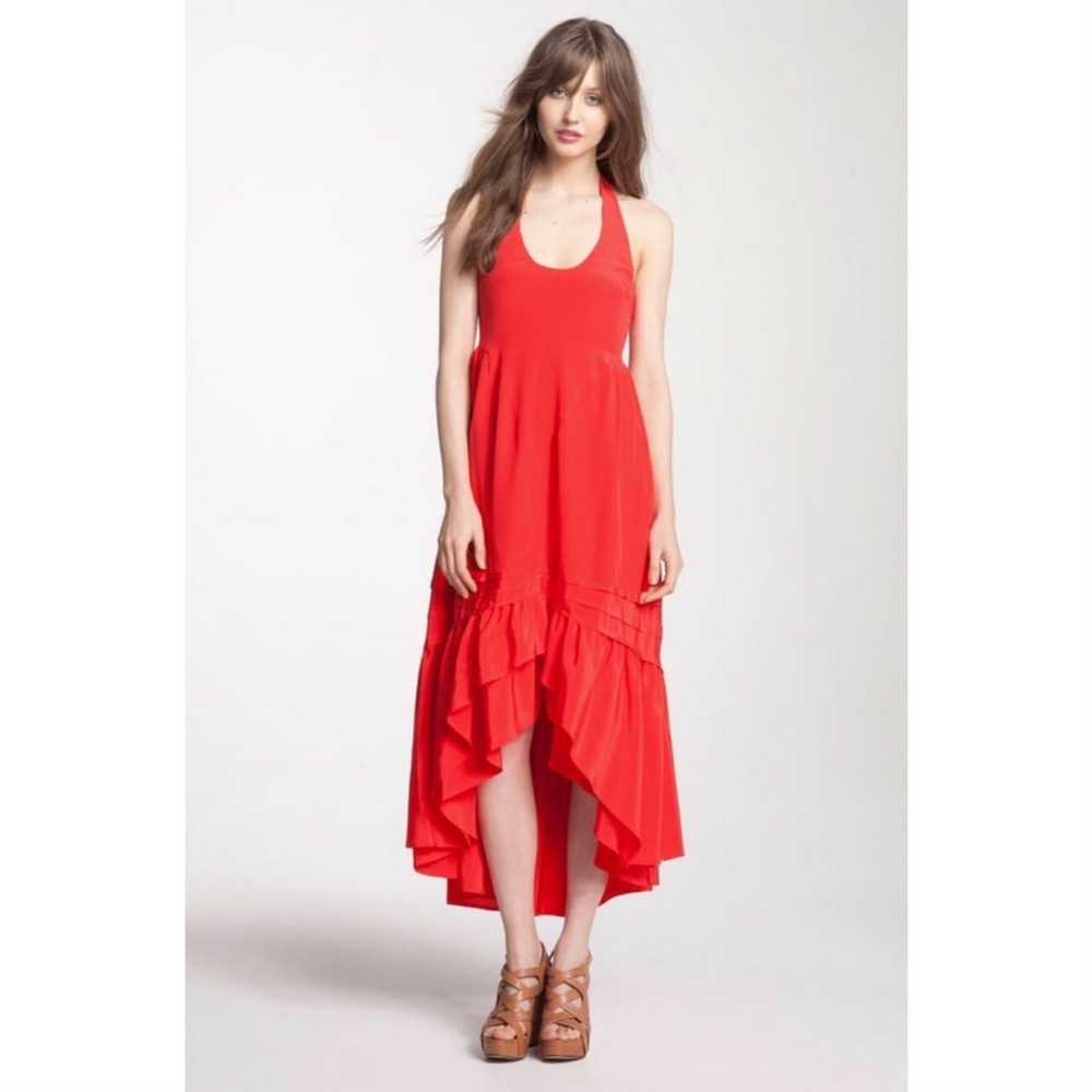 Juicy Silk Red Dress